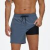 Men's Beach Pants Quick-drying Double-layer Swimming Trunks - Image 4