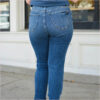 High Grinding Elastic Plus Size Women's Jeans - Image 2