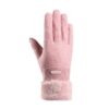 Women's Winter Fleece-lined Touch Screen Knitted Bejirog Gloves - Image 3