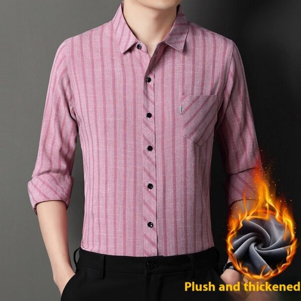 Long Sleeve Real Pocket Casual Men's Clothing - Image 4