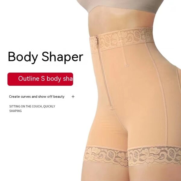 New Hip Slimming Clothes Abdominal Pants Zipper Hip Lifting - Image 3