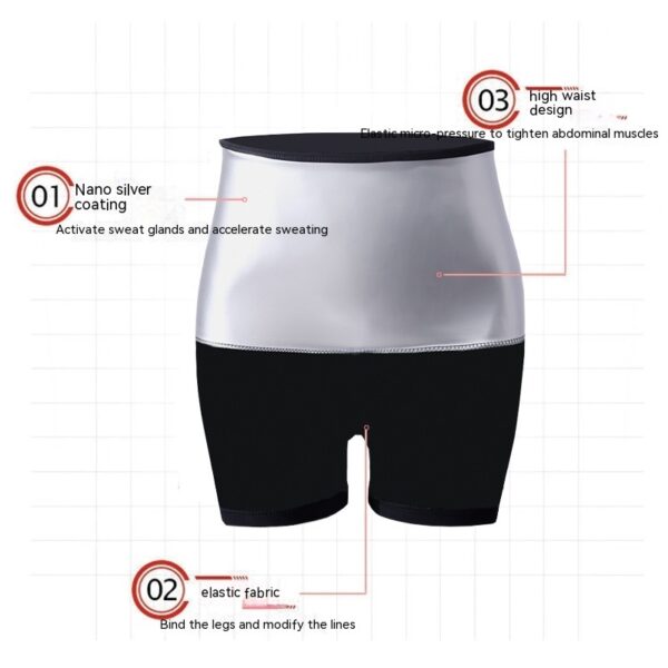 Sweat Wicking Pants 5 Points Skinny Leg Girdle Women's Fitness - Image 6