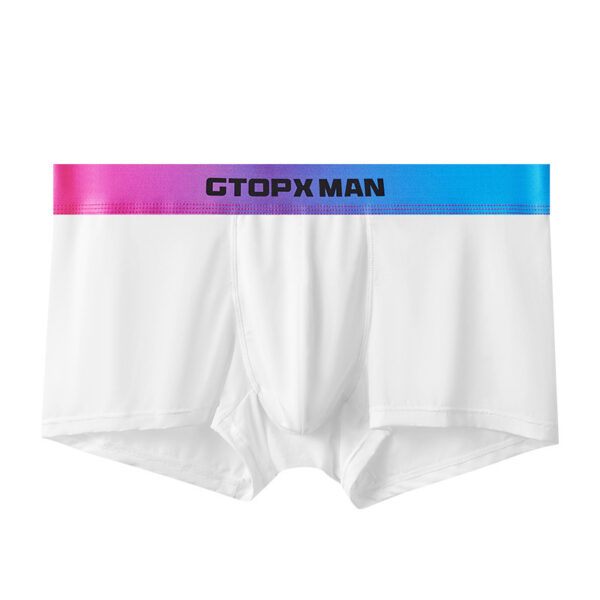 Men's Ice Silk U Convex Low Waist Thin Summer Gradient Boxers - Image 2