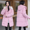 Winter Loose Down Cotton-padded Coat Women's Coat Mid-length Thickened - Image 3