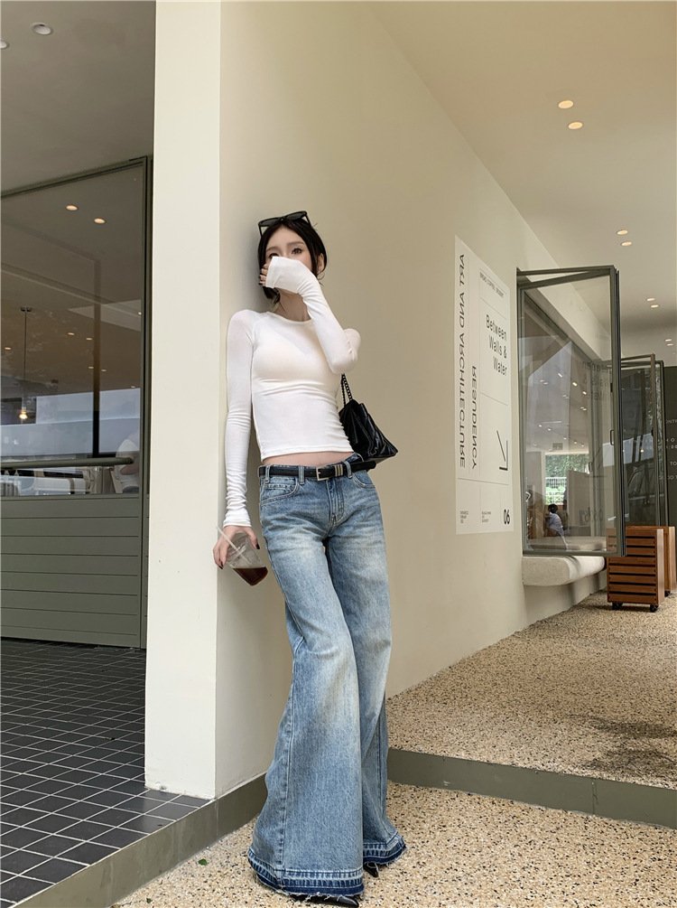 American retro jeans women low waist loose American retro jeans women low waist loose - Image 5