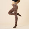Outer Wear Fake Transparent One-word Crotch Leggings Warm Women's Transparent Pantyhose - Image 5