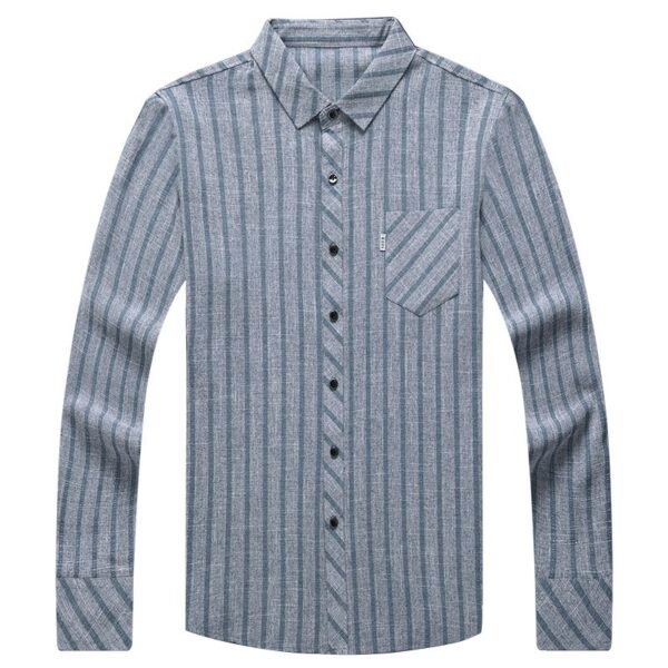 Long Sleeve Real Pocket Casual Men's Clothing - Image 6