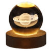 LED Night Light Galaxy Crystal Ball Table Lamp 3D Planet Moon Lamp Bedroom Home Decor For Kids Party Children Birthday Gifts - Image 9