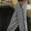 Women's 3D Digital Printing Exquisite Linen Casual Trousers - Image 7