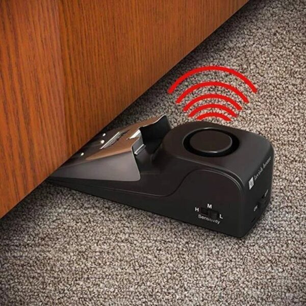 Door Stop Alarm Door Resistance Burglar Alarm Door Gap Alarm Door Stopper Alarm For Home Dormitory Safety - Image 9