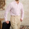 Striped Long Sleeved Shirt Slim Fit Shirt For Men - Image 2