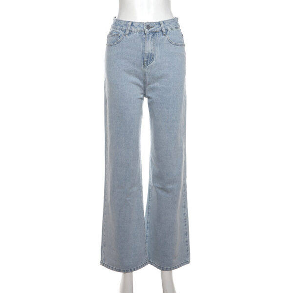 Women's Low Waist Straight Wide Leg All-matching Jeans - Image 5