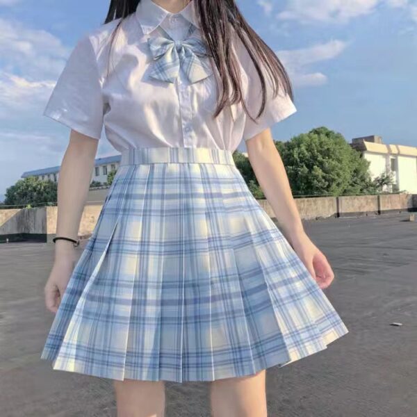 Student Jk Plaid Skirt Preppy Style Skirt - Image 7