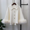 Women's Autumn And Winter New Classic Style Knitted Cloak Coat Shawl - Image 5