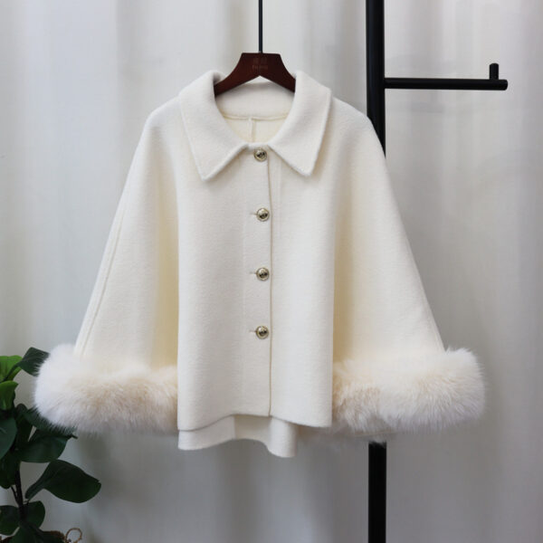 Women's Autumn And Winter New Classic Style Knitted Cloak Coat Shawl - Image 5