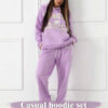 Women's Fashion Casual Printed Top Pants Set - Image 9