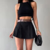 Women's Fashion Solid Color High Waist Skirt - Image 10