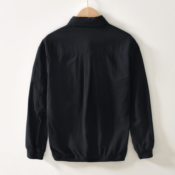 Retro Loose Casual Pocket Baseball Uniform - Image 3