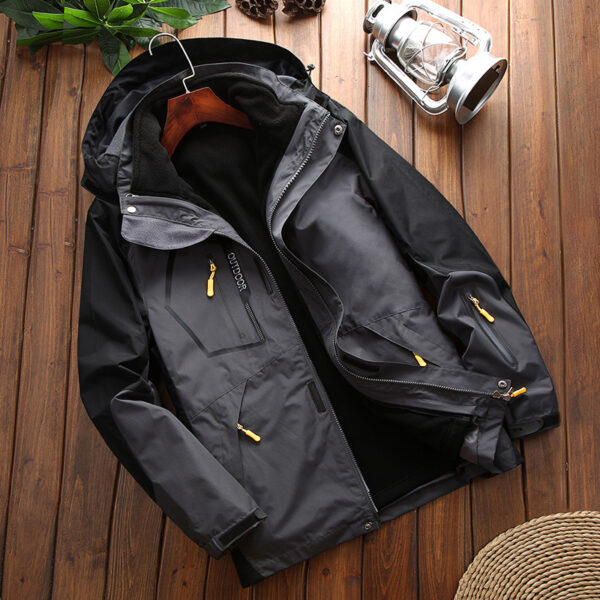 Men's Shell Jacket Three-in-one Warm Sportswear - Image 8