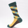 Color Diamond Lattice Men's Mid-calf Length Sock - Image 2