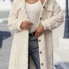 Fashion Plush Casual Long Coat For Women - Image 4