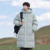 Mid-length Cotton Clothing Men's Thick Warm Jacket - Image 3