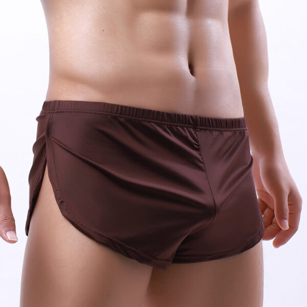 Men's Underwear Silky Round Edge Sports Underwear Home Shorts - Image 7