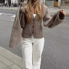 Warm Waist Tight Soft Glutinous Sweater Coat - Image 2