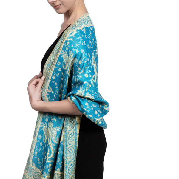 Autumn And Winter Ethnic Style Vintage Tassel Shawl Middle East Paisley Jacquard Scarf For Women - Image 2