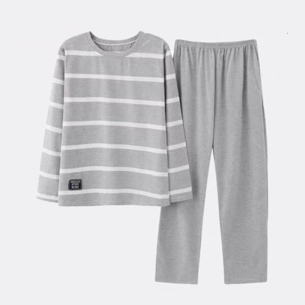 Men's Springsummer Thin Casual Pure Plus Size Middle Aged Homewear - Image 6