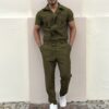 Men's Pants Casual Loose One-piece Suit - Image 4
