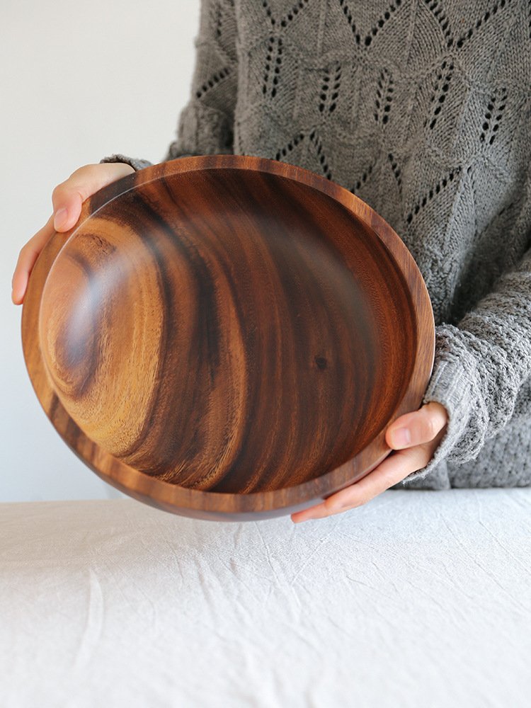 Kitchen Natural Wooden Bowl Household Fruit Bowl Salad Bowl For Home Restaurant Food Container Wooden Utensils Note The Size Hot Kitchen Natural Wooden Bowl Household Fruit Bowl Salad Bowl For Home Restaurant Food Container Wooden Utensils Note The Size Hot - Image 9