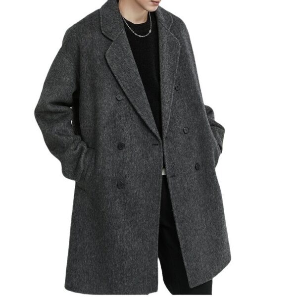 Double-sided Woolen Coat Men's Mid-length - Image 2