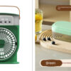 Portable USB Air Conditioner Cooling Fan With 5 Sprays 7 Color Light 600ML Water Tank Spray Mist Air Cooler Humidifiers - Image 5