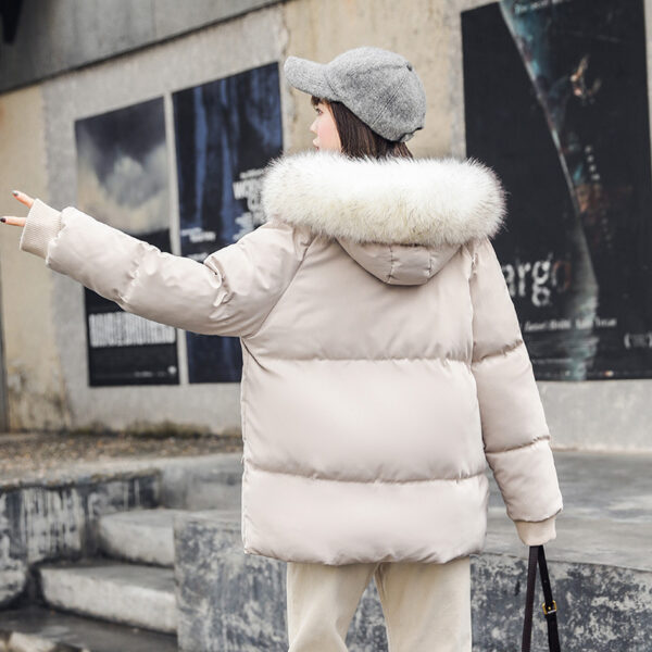 Foreign Trade Elegant Winter Korean Style Slim Fit All-matching Cotton-padded Clothes For Women - Image 3