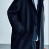 Wool Profile Trench Coat Raglan Sleeve - Image 4