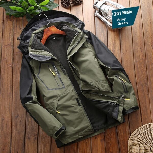 Men's Shell Jacket Three-in-one Warm Sportswear - Image 4