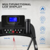 Foldable Electric Treadmill: 2.5HP Motor, 3-Level Incline & Bluetooth Music