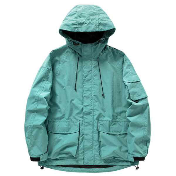 Outdoor Transparent Riding Casual Hooded Jacket - Image 6