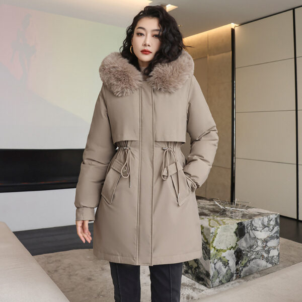 Korean Style Small Waist Down Coat - Image 8