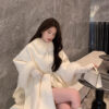 Reversible Cashmere Coat Mid-length High-end Sense - Image 6