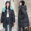 Winter Loose Down Cotton-padded Coat Women's Coat Mid-length Thickened - Image 4