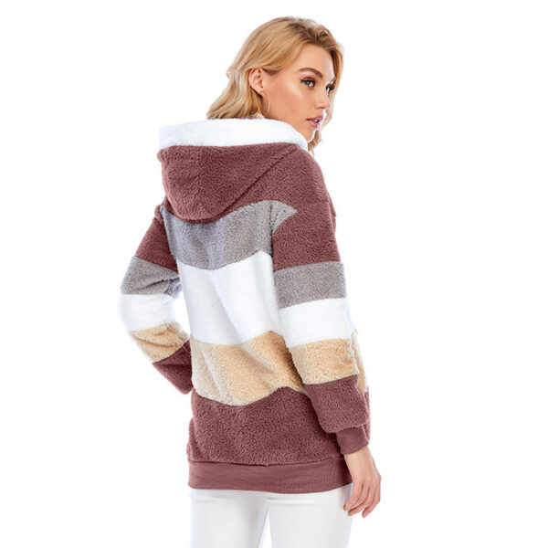 Winter Thick Warm Teddy Coat Woman Lapel Long Sleeve Fluffy Hairy Fake Fur Jackets Female Button Pockets Zipper Overcoat - Image 7