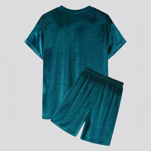 Casual Short-sleeved Shorts Men's Two-piece Suit - Image 5