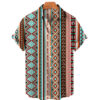 Men Shirts Tea Summer Shirt Top 5xl V-neck Vintage Clot - Image 9