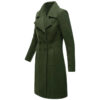Long Woolen Women's Coat Indoor And Outdoor Casual Jacket Double Breasted - Image 4