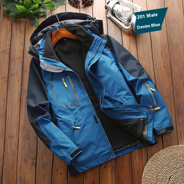 Men's Shell Jacket Three-in-one Warm Sportswear - Image 2