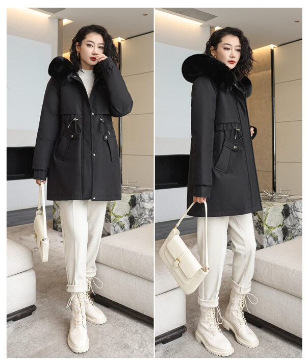 Korean Style Small Waist Down Coat - Image 6