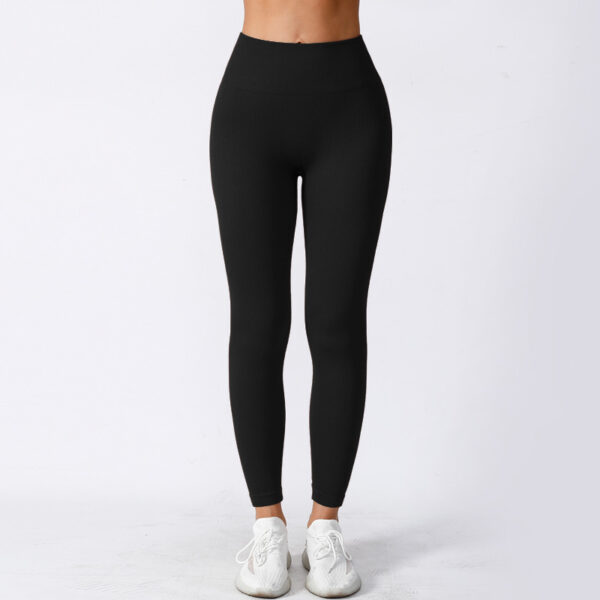 Women's Tight High Elastic Running Sports Thread High Waist Yoga Pants - Image 6