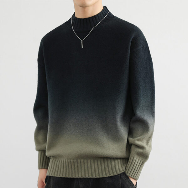 Fashion Personality Gradient Sweater Men - Image 5